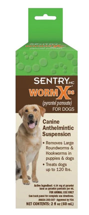 Sentry WormX DS 17500 Dog Dewormer, Liquid, 2 oz, Bottle :EA: QUANTITY: 1