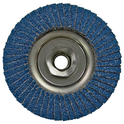 Vortec Pro 30829 Flap Disc, 4-1/2 in Dia, 5/8-11 Arbor, Non-Woven, 60 Grit, Medium, Zirconia Aluminum Abrasive