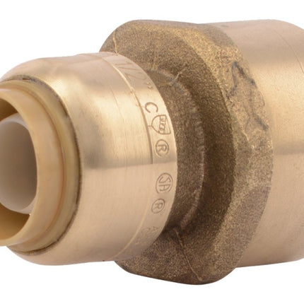 SharkBite U068LFA Reducing Connector, 1/2 x 3/4 in, FNPT, Brass, 200 psi Pressure :EA: QUANTITY: 1