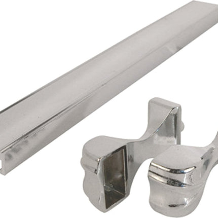 Prime-Line M 6093 Towel Bar and Bracket, Aluminum, Chrome, For: Shower and Tub Enclosure Doors