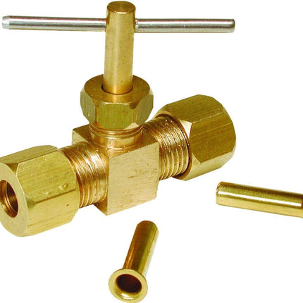 Dial 9406 Compression Needle Valve, Straight, Brass, For: Evaporative Cooler Purge Systems :CD: QUANTITY: 1