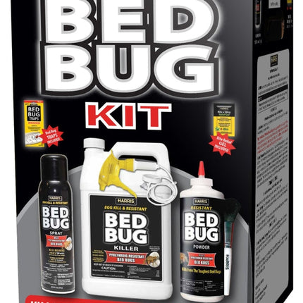 Harris BLKBB-KIT Egg Kill and Resistant Bed Bug Kit, White :EA: QUANTITY: 1