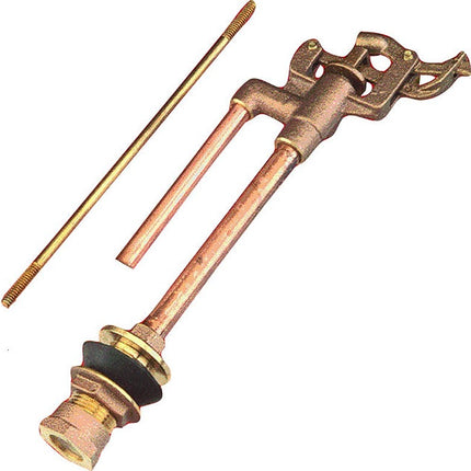 Plumb Pak PP830-12 Toilet Ballcock, Brass, For: 8-1/2 in Toilet Tanks