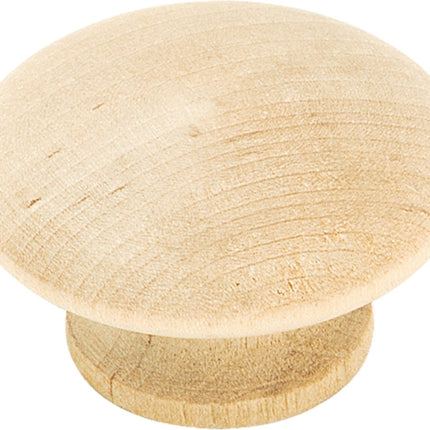 Amerock Allison Value Series BP813WD Cabinet Knob, 7/8 in Projection, Wood :PK  2: QUANTITY: 1