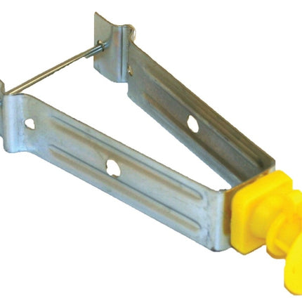 Zareba ICLXY-Z Chain-Link Insulator, Aluminum/Polywire/Steel, Plastic, Yellow