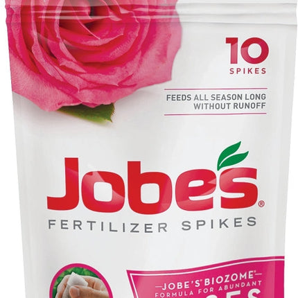 Jobes 04102 Fertilizer Spike Pouch, Spike, Gray/Light Brown, Slight Ammonia Pouch :PK 10: QUANTITY: 1