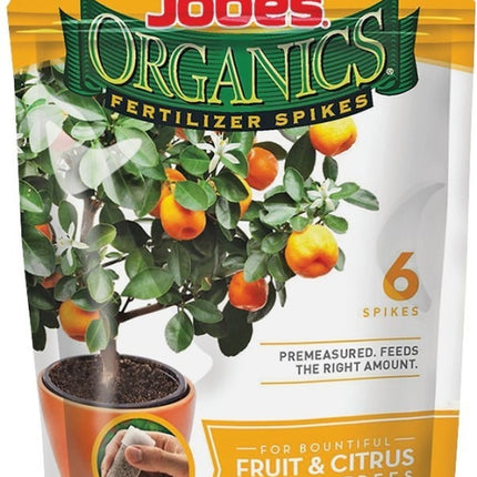 Jobes 04226 Organic Fertilizer Pack, Spike, 3-5-5 N-P-K Ratio :PK 6: QUANTITY: 1