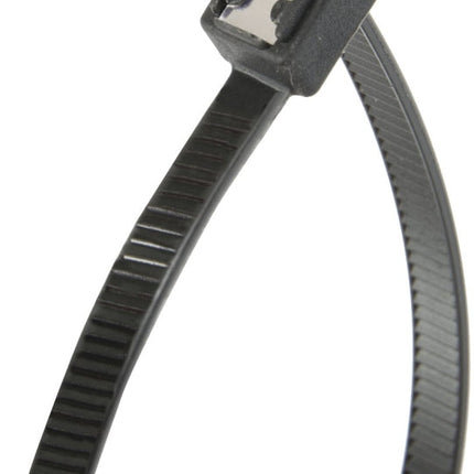 Gardner Bender 46-311UVBSC Cable Tie, Double-Lock Locking, 6/6 Nylon, Black :PK 50: QUANTITY: 1