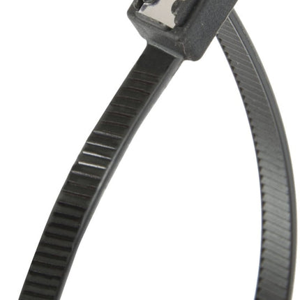 Gardner Bender 46-314UVBSC Cable Tie, Double-Lock Locking, 6/6 Nylon, Black :PK 50: QUANTITY: 1