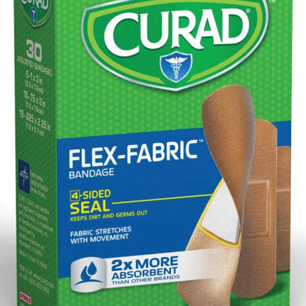 Curad CUR47314RB Adhesive Bandage, Fabric Bandage, 24/CS :BX: QUANTITY: 1