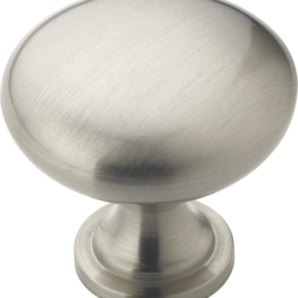 Amerock TEN53005G10 Cabinet Knob, 1-1/8 in Projection, Zinc, Satin Nickel :CD 10: QUANTITY: 1