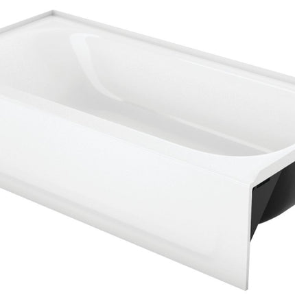 Bootz Aloha 011-3364-00/4364 Bathtub, 39 gal, 60 in L, 30 in W, 14-1/4 in H, Steel, White, Porcelain-Coated :EA: QUANTITY: 1