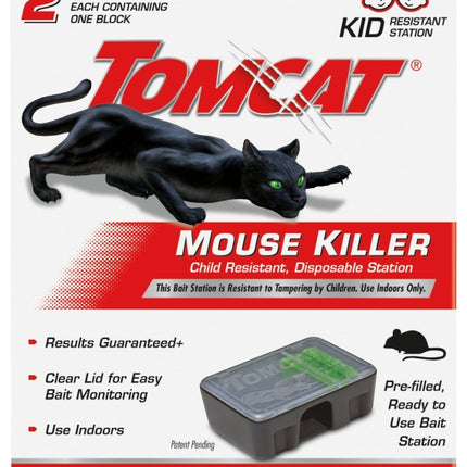 Tomcat 0371510 Disposable Mouse Bait Station, Emerald Green :PK 2: QUANTITY: 1