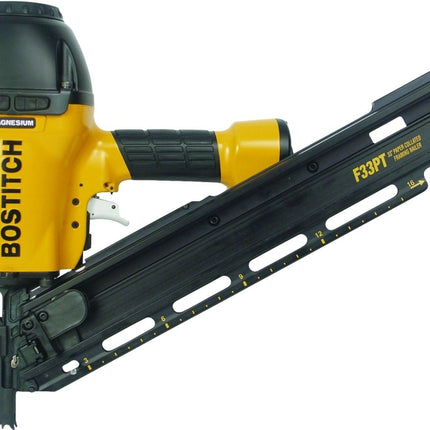 Bostitch F33PT Framing Nailer, 80 Magazine, 30 deg Collation, Paper Collation, 2 to 3-1/2 in Fastener, 0.075 cfm Air :EA: QUANTITY: 1