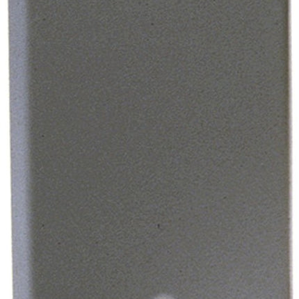 Hubbell 5173-5 Cover, 4-17/32 in L, 2-25/32 in W, Metal, Gray, Powder-Coated :CD: QUANTITY: 1