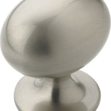 Amerock BP53018G10 Cabinet Knob, 1-3/8 in Projection, Zinc, Satin Nickel :EA: QUANTITY: 1