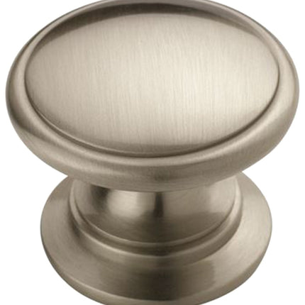 Amerock Allison Value Series BP53012G10 Cabinet Knob, 1-1/16 in Projection, Zinc, Satin Nickel :EA: QUANTITY: 1