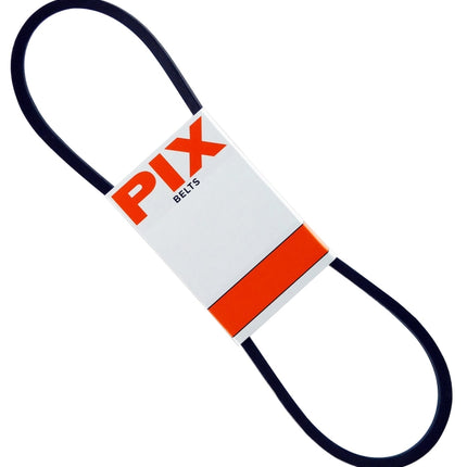 PIX X'SET A37/4L390 V-Belt, 4L, 39 in L, 1/2 in W, 5/16 in Thick, Black :EA: QUANTITY: 1