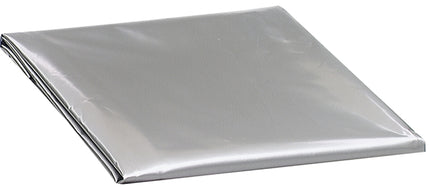 M-D 50042 Air Conditioner Cover with Elastic Strap, 22 in L, 27 in W, Polyethylene, Silver :EA: QUANTITY: 1