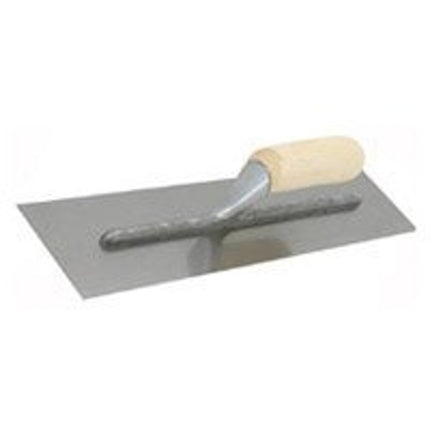 Marshalltown Nu-Pride Series 990S Finishing Trowel, 11 in L Blade, 4-1/2 in W Blade, Steel Blade, Curved Handle :EA: QUANTITY: 1