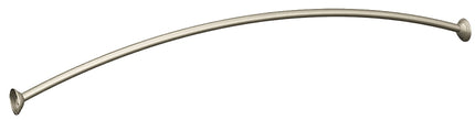 Moen DN2160BN Shower Rod, 54 to 72 in L Adjustable, 1 in Dia Rod, Stainless Steel, Brushed Nickel :EA: QUANTITY: 1