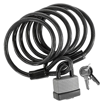 Kent 67220 Bicycle Padlock, Steel :EA: QUANTITY: 1