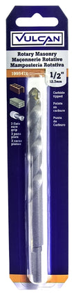 Vulcan 260931OR Drill Bit, 1/2 in Dia, 6 in OAL, Spiral Flute, Straight Shank :CD: QUANTITY: 1