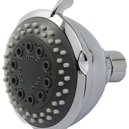 Boston Harbor Shower Head, 1.75 (6.6) 80 gpm (L/MIN) psi, 1/2-14 NPT Connection, Threaded, 3-Spray Function, Chrome :CD: QUANTITY: 1