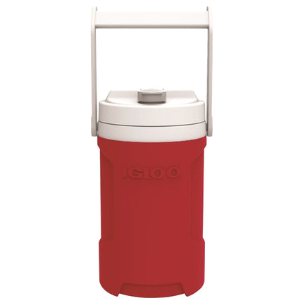 IGLOO Latitude 31285 Beverage Bottle, 0.5 gal Capacity, 10 in L, 6 in W, 6 in H, Red :EA: QUANTITY: 1