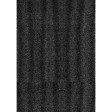 Multy Home MT1000165 Mat, 6 ft L, 4 ft W, Runner, Cocord Pattern, Polyester Rug, Charcoal :EA: QUANTITY: 1