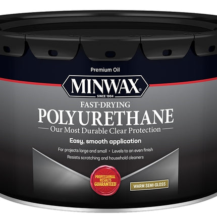 Minwax 71058000 Polyurethane, Gloss, Liquid, Clear, 2.5 gal, Can :PAIL: QUANTITY: 1