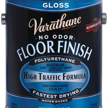 Rust-Oleum 230031 Crystal Clear Floor Finish, Gloss, Liquid, Crystal Clear, 1 gal, Can :GAL: QUANTITY: 2