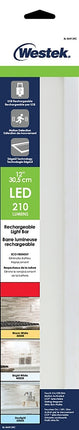 Westek BL-BAR12RC Rechargeable Bar Light, 1.5 W, LED Lamp, 195, 210 Lumens Lumens, 3000, 4000, 5000 K Color Temp :CD: QUANTITY: 1