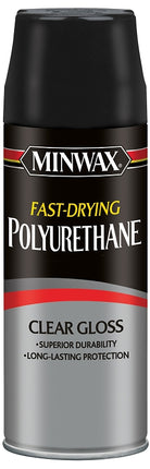 Minwax 33050000 Polyurethane, Gloss, Liquid, Clear, 11.5 oz, Aerosol Can :CAN: QUANTITY: 1