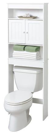 Zenna Home Cottage 9119W Bathroom Spacesaver, 3-Shelf, Wood :EA: QUANTITY: 1