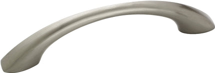 Amerock BP53003G10 Cabinet Pull, 4-13/16 in L Handle, 1-1/16 in Projection, Zinc, Satin Nickel :EA: QUANTITY: 1