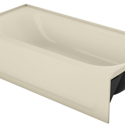 Bootz Aloha 011-4364-06/2364 Bathtub, 60 in L, 30 in W, 14-1/4 in H, Porcelain/Steel, Bone, Rectangular :EA: QUANTITY: 1