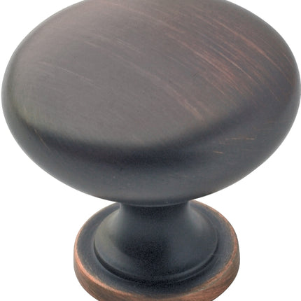 Amerock BP53005ORB Cabinet Knob, 1-1/8 in Projection, Zinc, Oil-Rubbed Bronze :EA: QUANTITY: 1