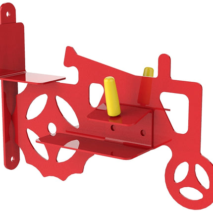 Stokes Select 38055 Corn Cob Feeder, Red, Powder-Coated, Post Mounting :EA: QUANTITY: 1