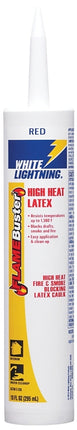 White Lightning W44017010 Adhesive Caulk, Red, 40 to 120 deg F, 10 oz, Cartridge :EA: QUANTITY: 1