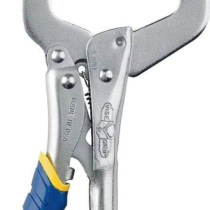 Irwin 17T C-Clamp, 300 lb Clamping, 2-1/8 in Max Opening Size, 1-1/2 in D Throat, Steel Body :EA: QUANTITY: 1