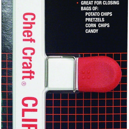 Chef Craft 21292 Bag Clip Set, Plastic, Blue/Green/Purple :EA: QUANTITY: 1