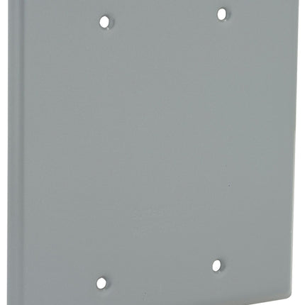 Hubbell 5175-0 Cover, 4-1/2 in L, 4-1/2 in W, Aluminum, Gray, Powder-Coated :EA: QUANTITY: 1