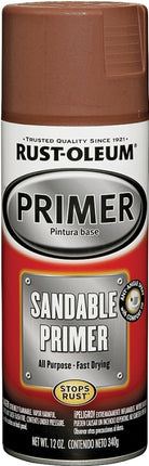 Rust-Oleum 249419 Spray Primer, Red, 12 oz, Can :CAN: QUANTITY: 1