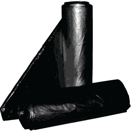 ALUF Plastics RCT-60 Royal Crown Top Liner, 38 x 58 in, 55 to 60 gal, Metalocene Blend, Black :BX100: QUANTITY: 1