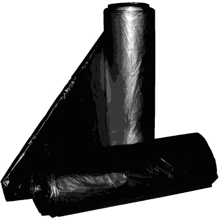 ALUF Plastics RCT-60X Low-Density Repro Can Liner, 55 to 60 gal, Metalocene Blend, Black :BX100: QUANTITY: 1