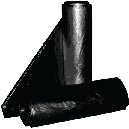 ALUF Plastics RCT-45X Royal Crown Top Liner, 40 x 46 in, 45 gal, Metalocene Blend, Black :BX100: QUANTITY: 1