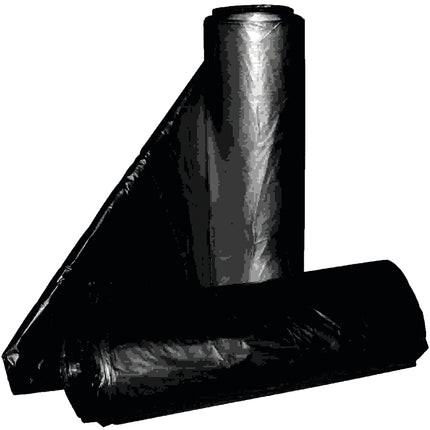 ALUF Plastics RCT-56XX Royal Crown Top Liner, 43 x 46 in, 56 gal, Metalocene Blend, Black :BX100: QUANTITY: 1