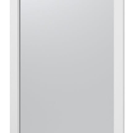 Craft + Main Hollis Series HOWM2432 Framed Mirror, 32 in L, 24 in W, White Frame, Hanging Installation :EA: QUANTITY: 1