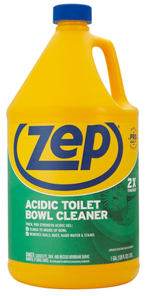 Zep ZUATB128 Toilet Bowl Cleaner, 1 gal, Liquid, Fresh Wintergreen, Mint, Blue :EA: QUANTITY: 4